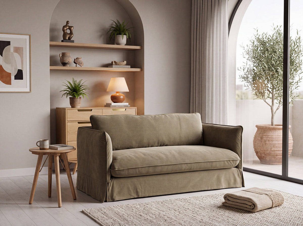 Model 18 2 Seater Sofa, Meadow