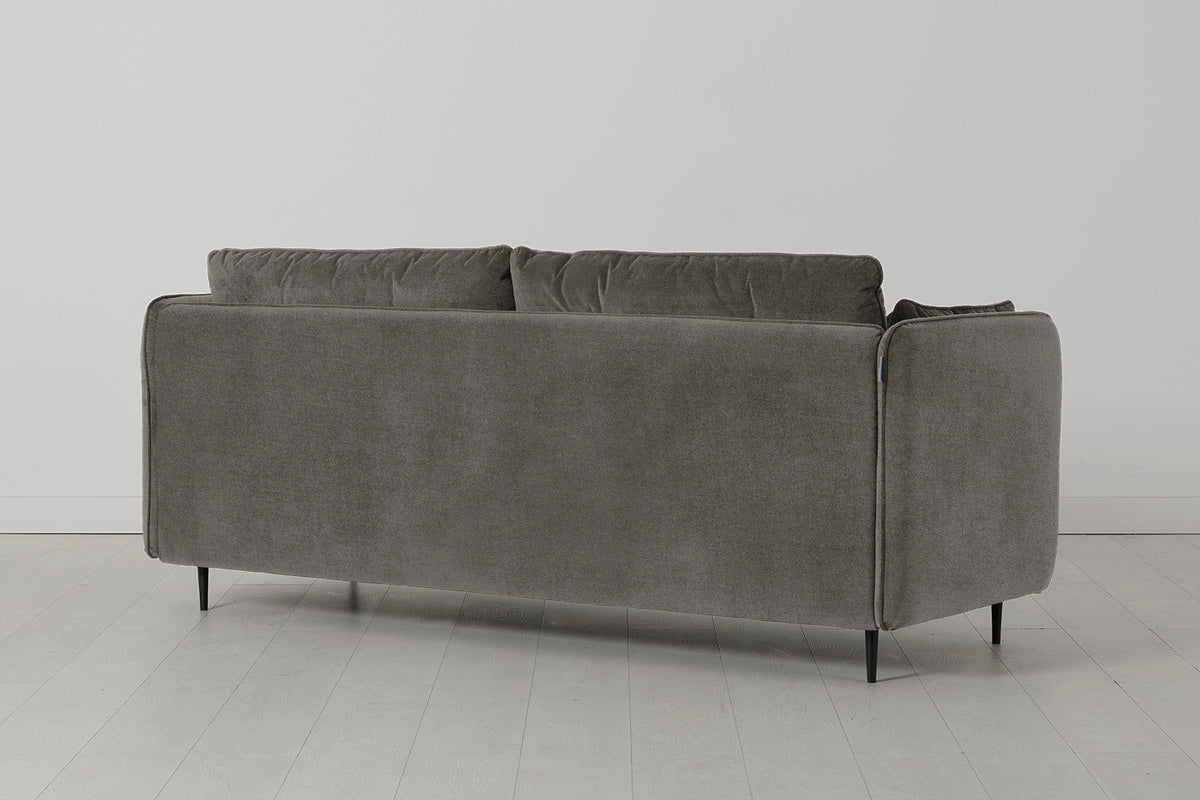 Model 19 3 Seater Sofa with Ottoman, Mink