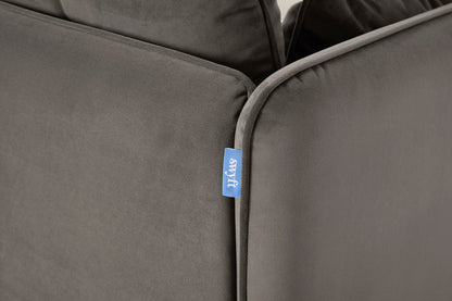 Model 19 Loveseat, Elephant — Arm Detail
