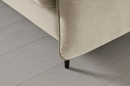 Model 19 3 Seater Left Chaise Sofa, Flax