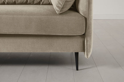 Model 19 3 Seater Left Chaise Sofa, Flax