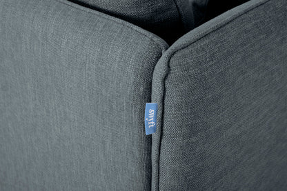 Model 19 Loveseat, Marine — Arm Detail