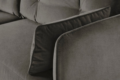Model 19 3 Seater Sofa with Ottoman, Mink
