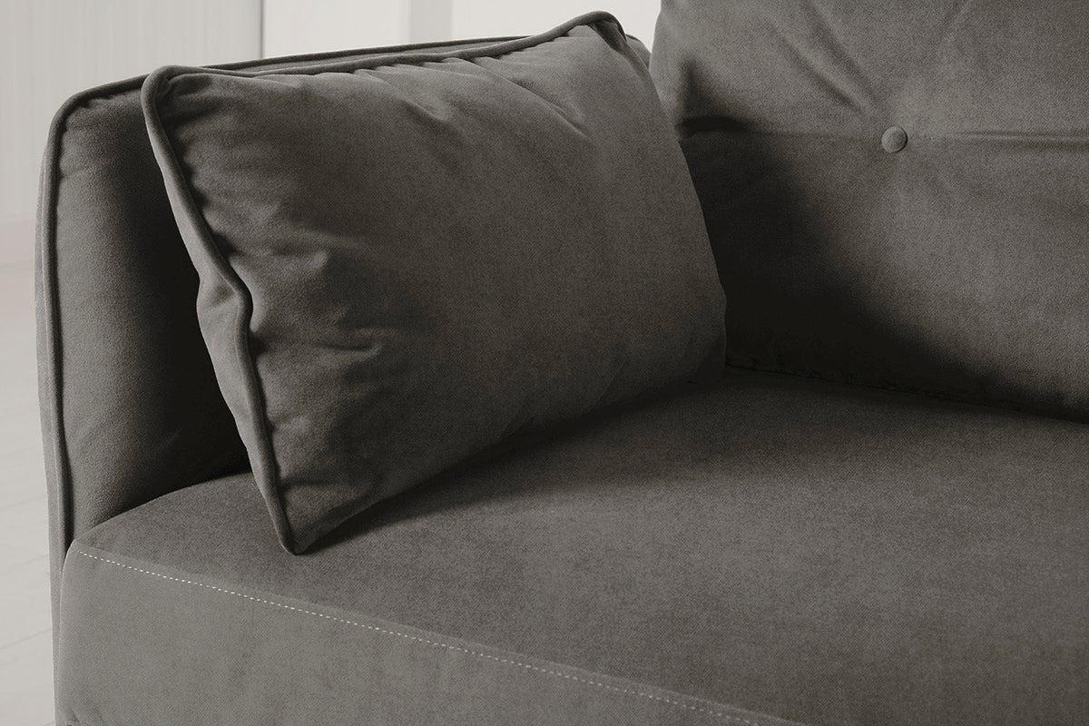 Model 19 3 Seater Sofa with Ottoman, Mink