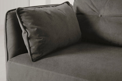 Model 19 3 Seater Sofa with Ottoman, Mink
