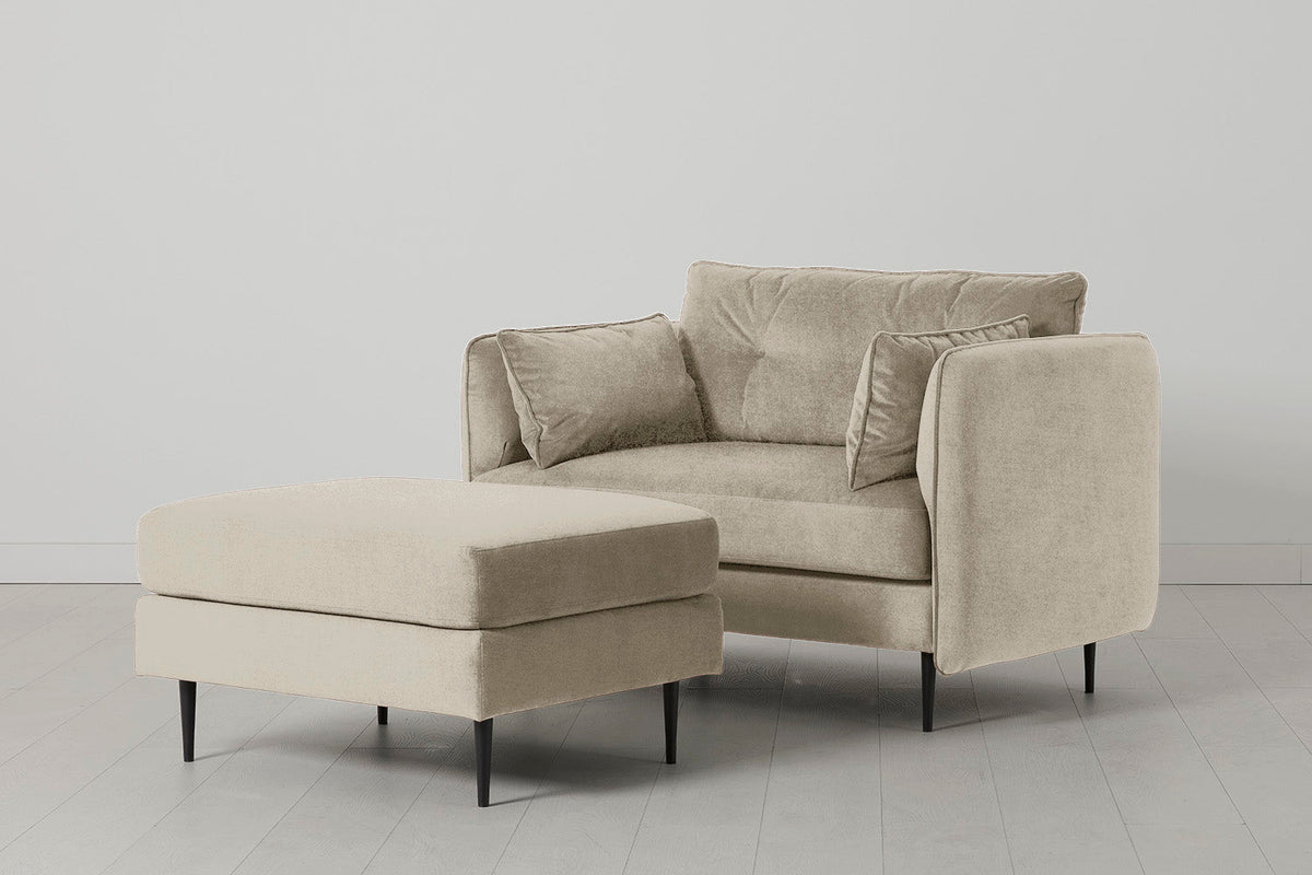 Model 19 Loveseat, Flax