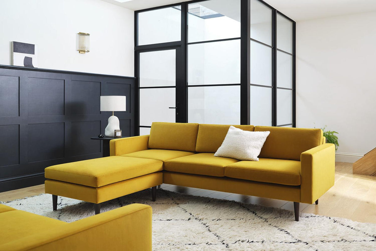 Mustard_Image_03_-_Model_01_3_Seater_Left_Corner_Lifestyle