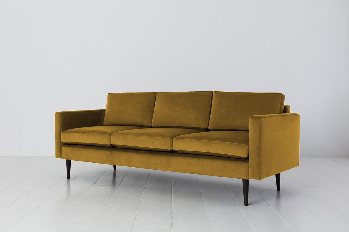 Model 01 3-Seater Sofa, Mustard