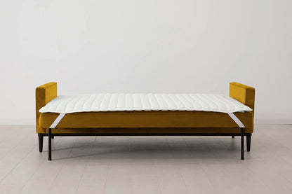 Model 02 Sofa Bed 3 Seater, Mustard