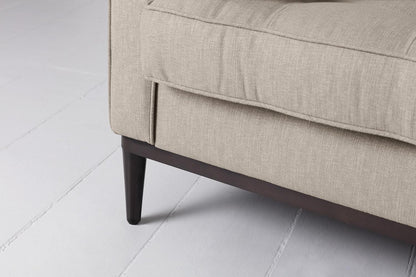 Model 02 2-Seater Sofa with Ottoman, Pumice