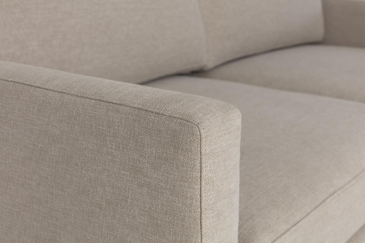 Model 01 2-Seater Sofa with Ottoman, Pumice