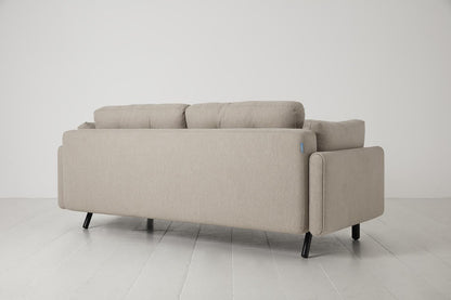 Model 04 Sofa Bed 3 Seater, Pumice