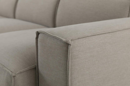 Model 03 Corner Sofa with Ottoman, Pumice