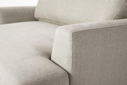 Model 05 2-Seater Sofa with ottoman, Pumice