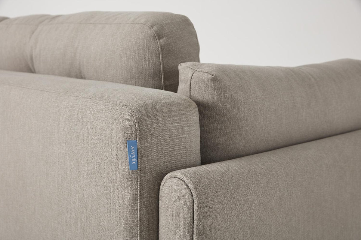 Model 04 Sofa Bed 3 Seater, Oak / Pumice