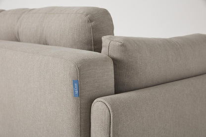 Model 04 Sofa Bed 3 Seater, Oak / Pumice
