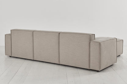 Model 03 3-Seater Left Chaise Sofa, Pumice