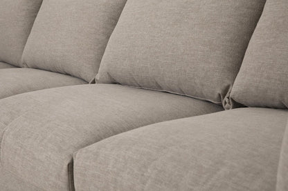 Model 06 Corner Sofa with Ottoman, Pumice