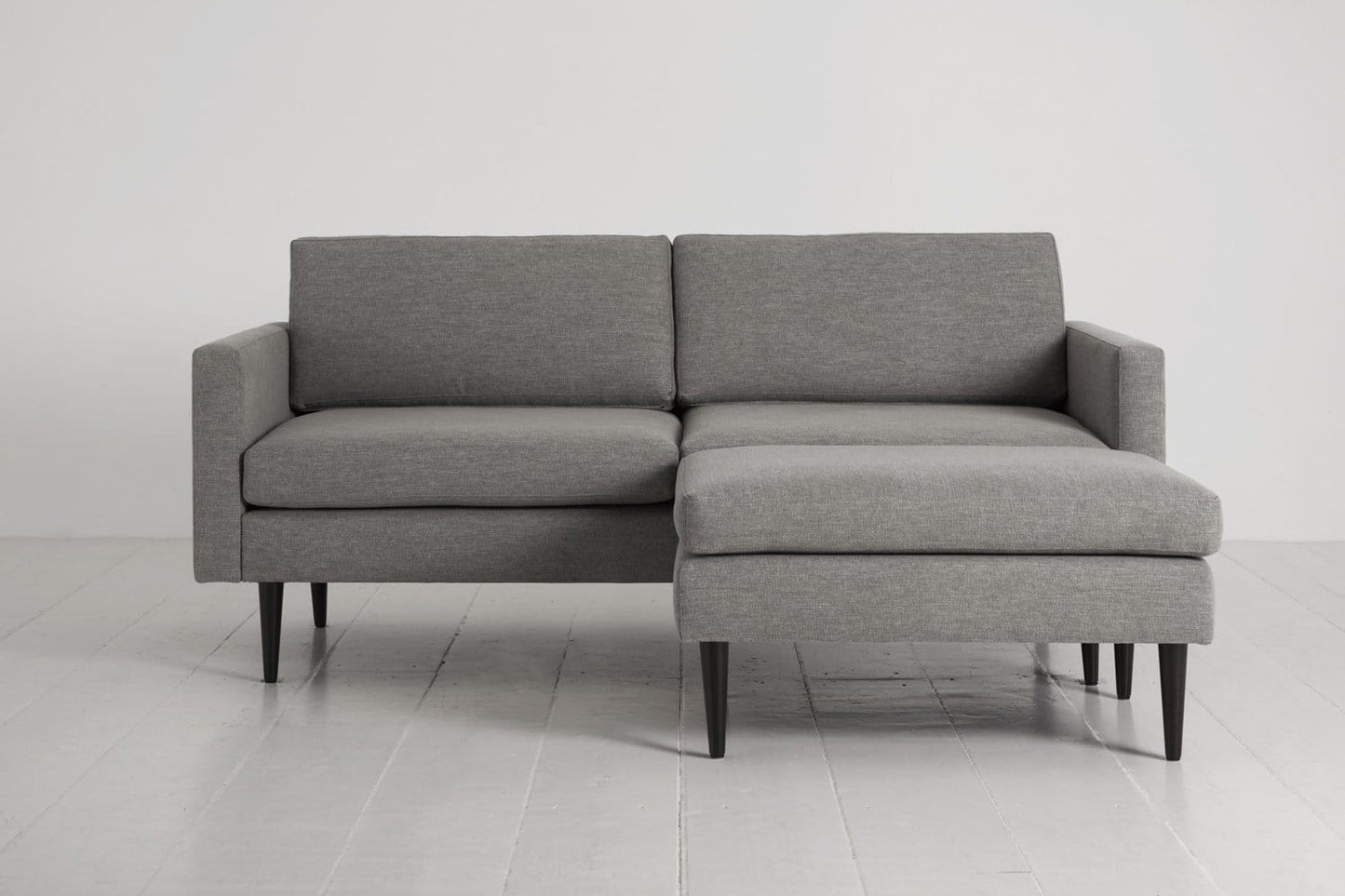Model 01 2-Seater Sofa with Ottoman, Shadow