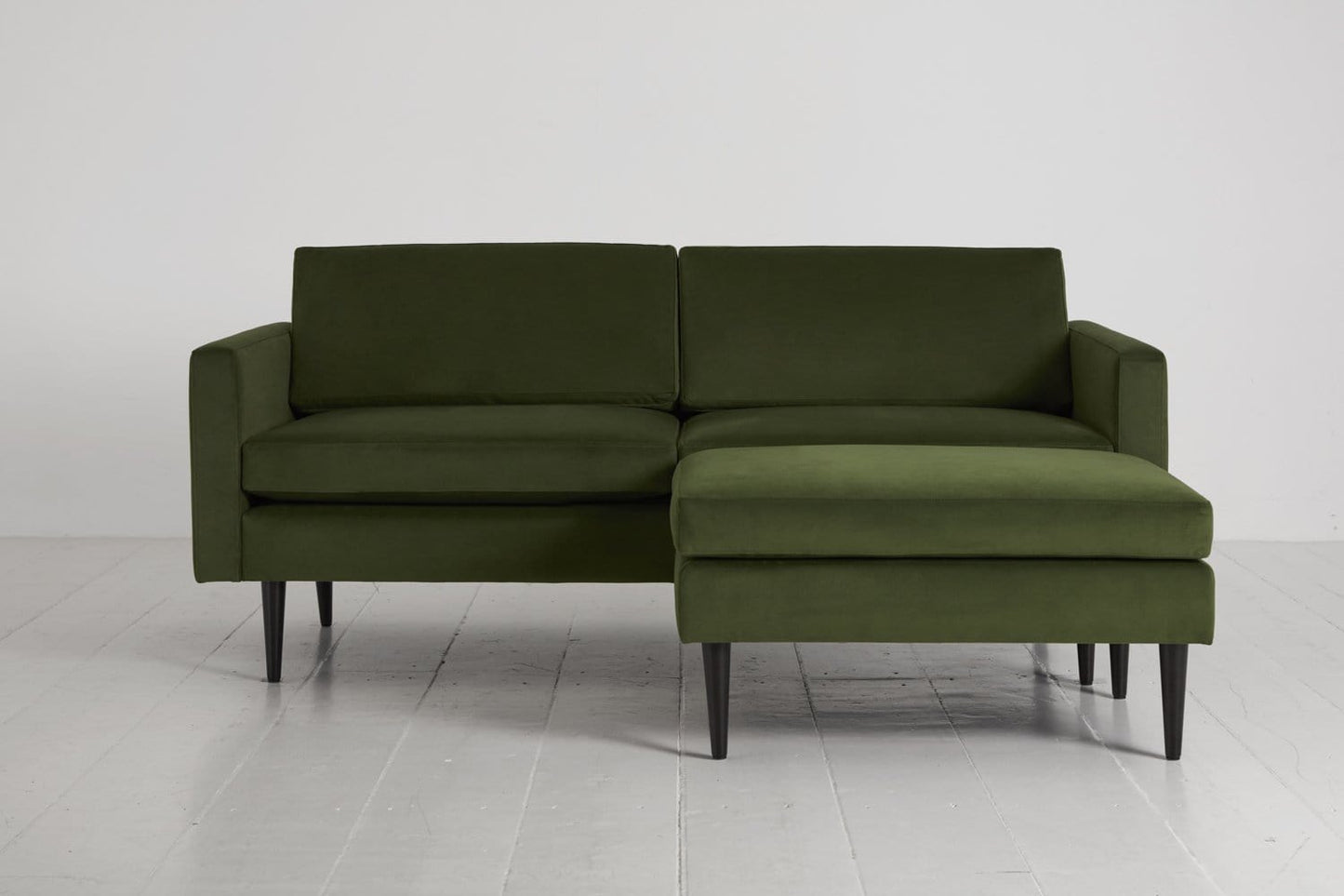 Model 01 2-Seater Sofa with Ottoman, Vine