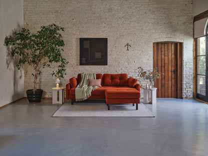 Model 04 Sofa Bed 3 Seater, Oak / Umber