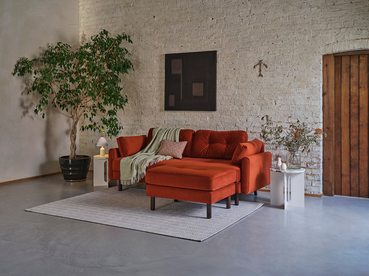 Model 04 Ottoman, Oak / Umber