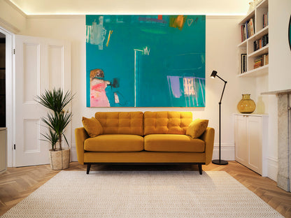 Model 10 2-Seater Sofa, Mustard