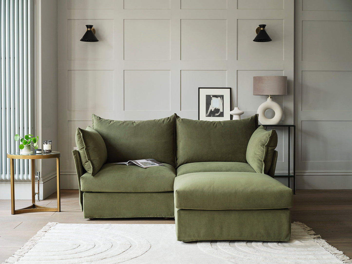 Model 06 2-Seater Left Chaise Sofa