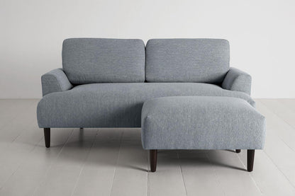 Model 05 2-Seater Sofa with ottoman, Seaglass