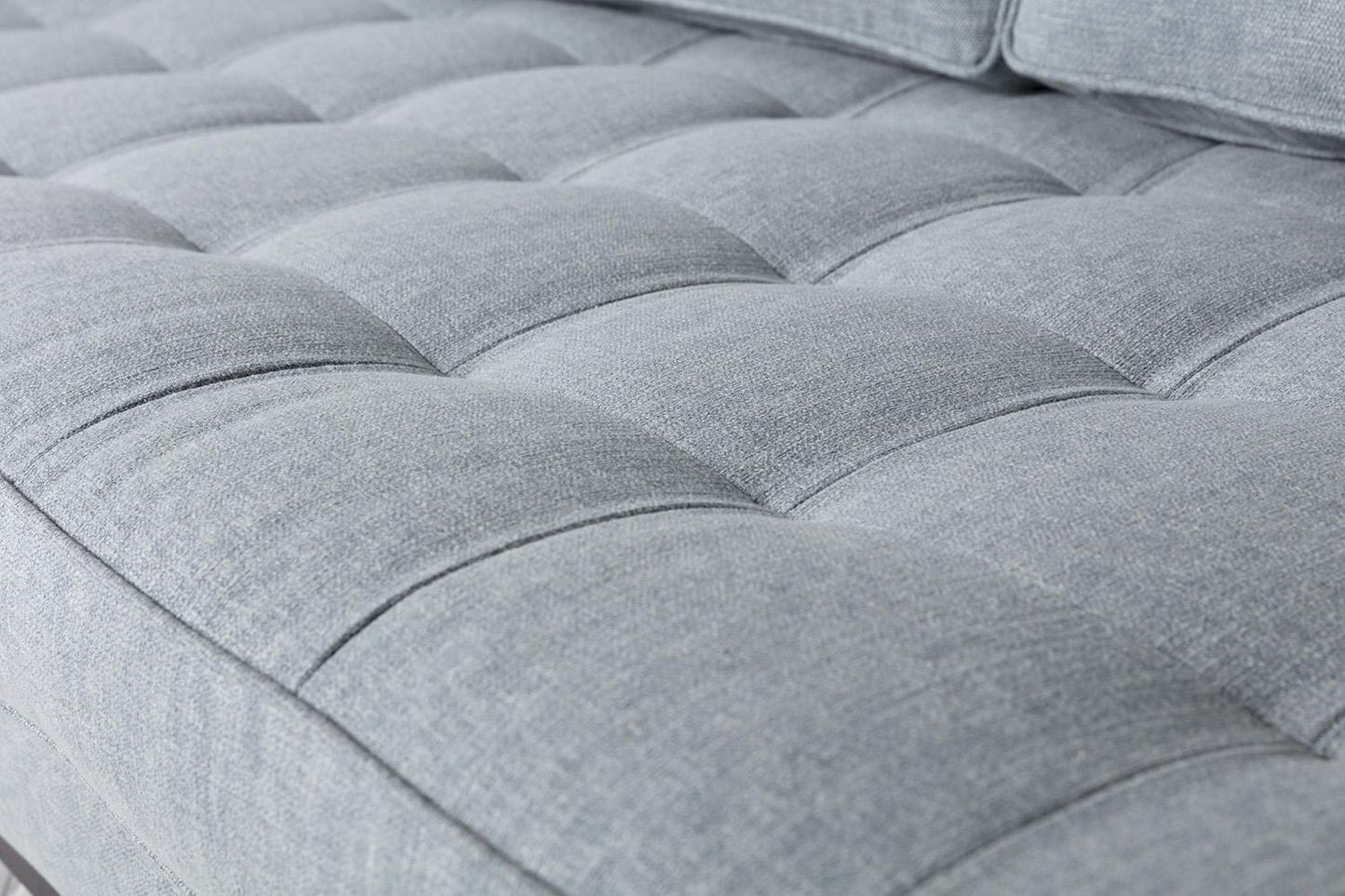 Model 02 2-Seater Sofa with Ottoman, Seaglass