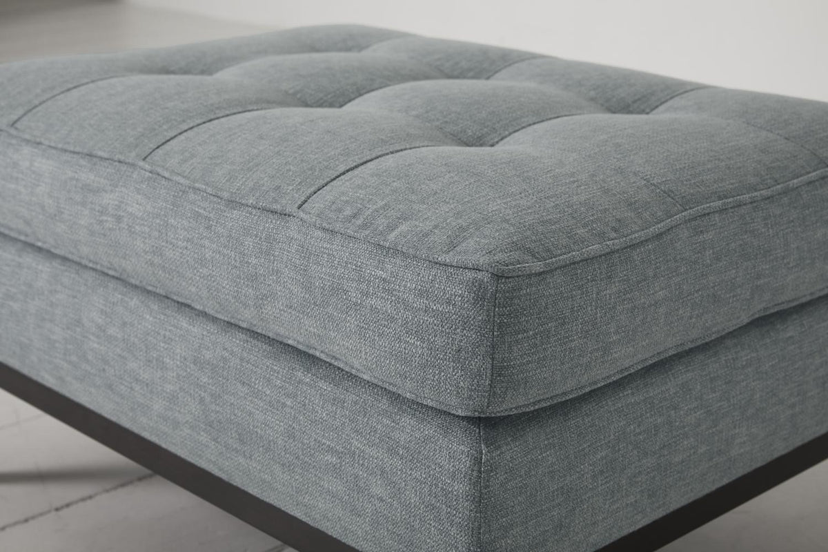 Model 02 Ottoman, Seaglass