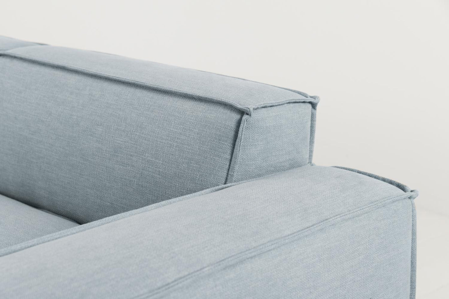 Model 03 3-Seater Left Chaise Sofa, Seaglass