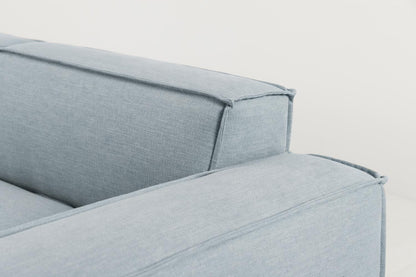 Model 03 3-Seater Left Chaise Sofa, Seaglass