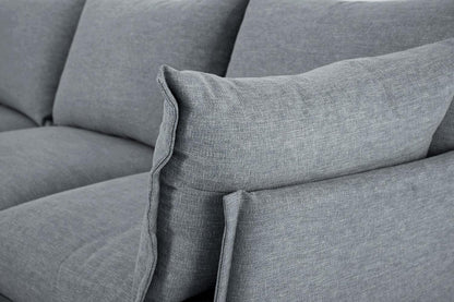 Model 06 3-Seater Right Chaise Sofa, Seaglass