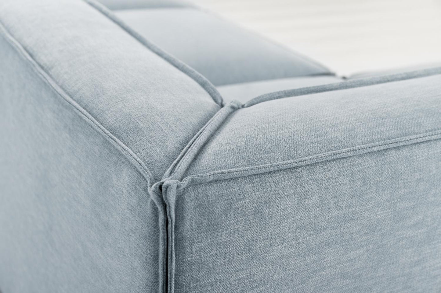 Model 03 Corner Sofa with Ottoman, Seaglass