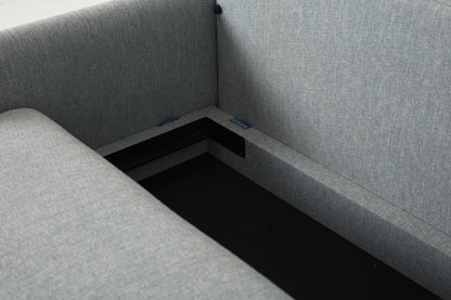 Model 04 Sofa Bed 3 Seater, Seaglass