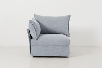 Model 06 Left Arm Module Sofa, Seaglass