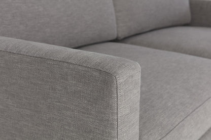 Model 01 2-Seater Sofa with Ottoman, Shadow