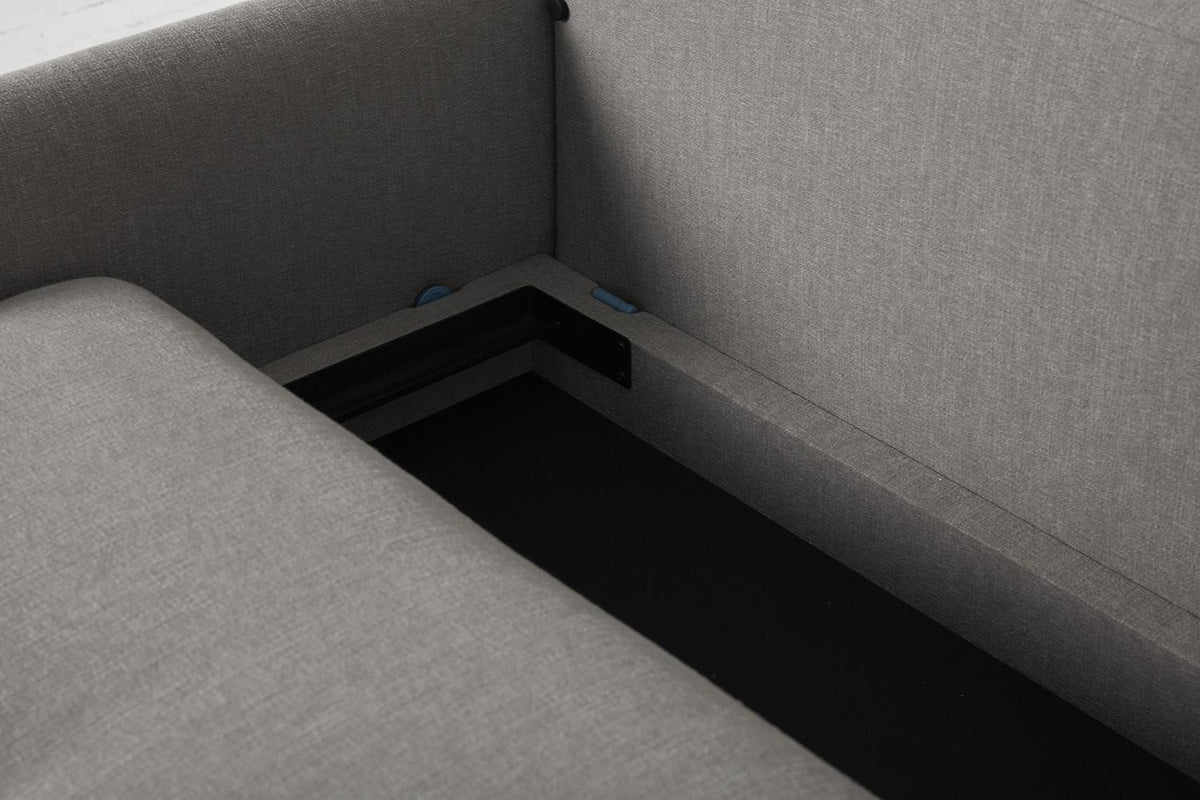 Model 04 Sofa Bed 3 Seater, Oak / Shadow