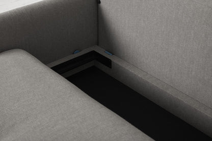 Model 04 Sofa Bed 3 Seater, Oak / Shadow