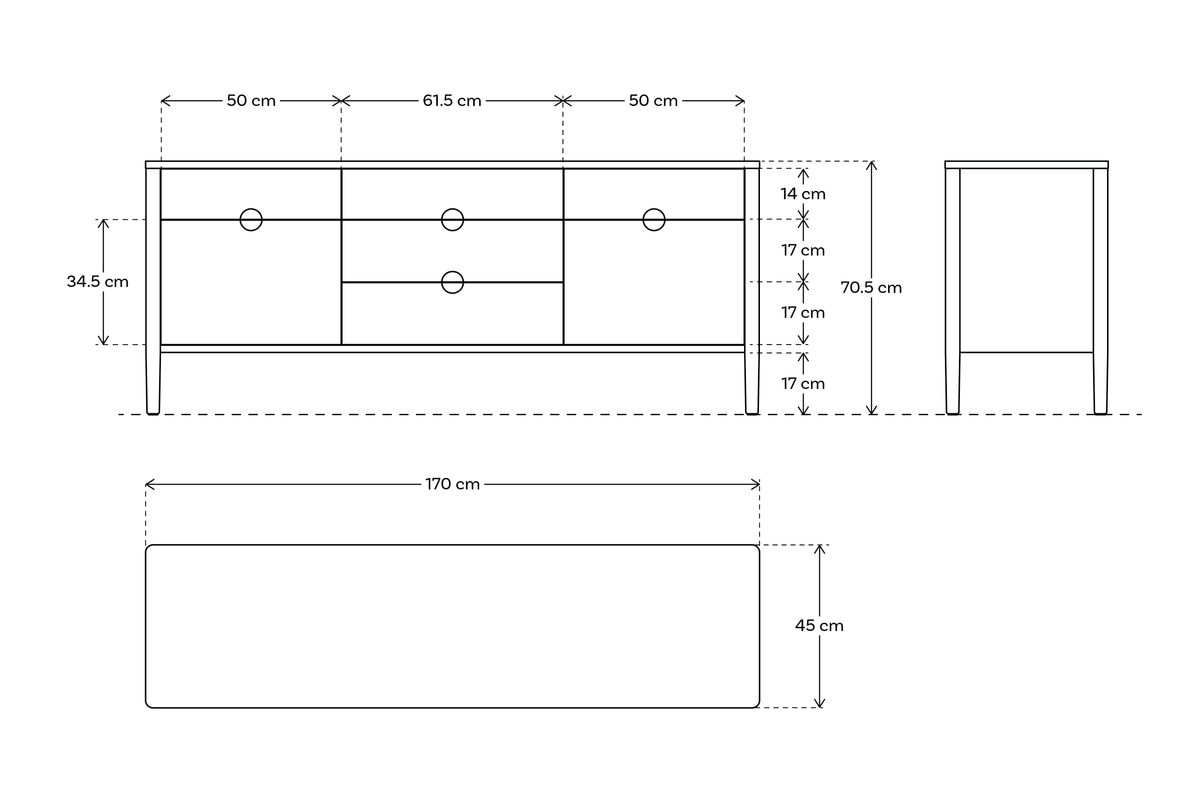 Sideboard 07, Oak