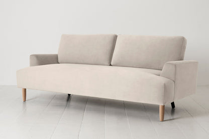 Model 05 3-Seater Sofa, Oak / Bone