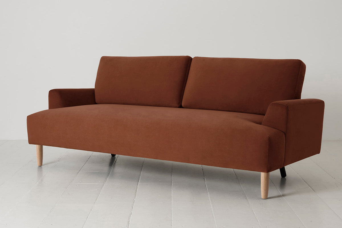 Model 05 3-Seater Sofa, Oak / Umber