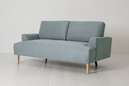 Model 05 2-Seater Sofa, Oak / Seaglass