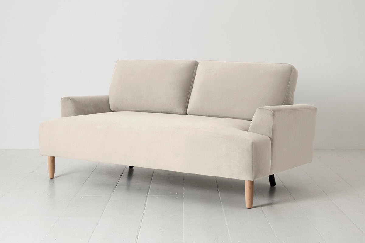 Model 05 2-Seater Sofa, Oak / Bone