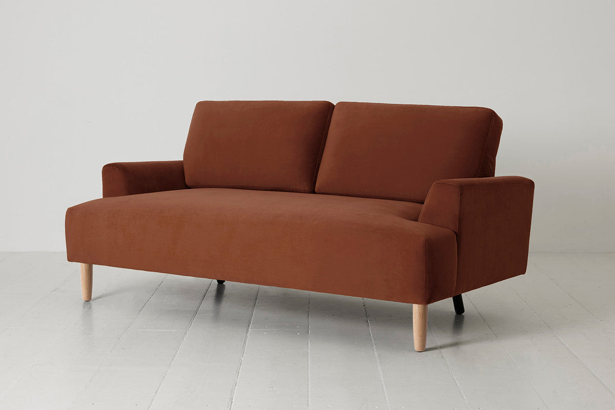Model 05 2-Seater Sofa, Oak / Umber