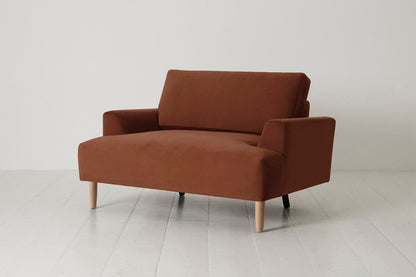 Model 05 Loveseat, Oak / Umber