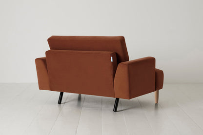 Model 05 Loveseat, Oak / Umber