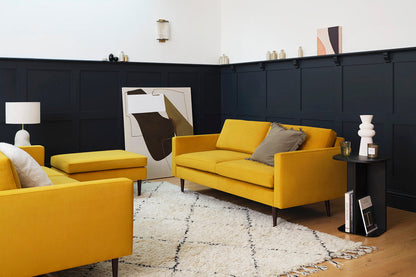Model 01 2-Seater Sofa, Mustard