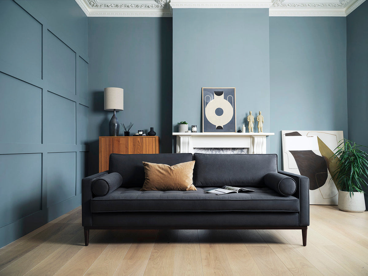Model 02 Sofa Bed 3 Seater, Charcoal